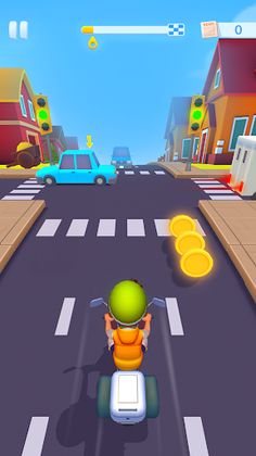 Paper Boy Race: Run & Rush 3D - Screenshot 2
