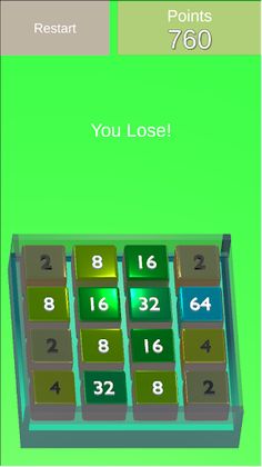 3D 2048 - Screenshot 3