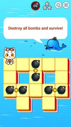 Bombercat - Puzzle Game - Screenshot 1
