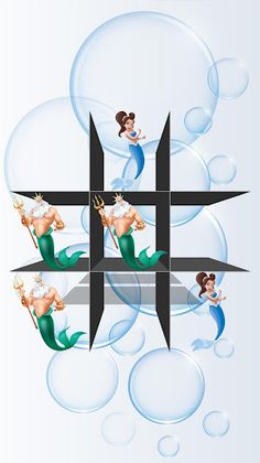 Mermaid Tic Tac Toe - Screenshot 3