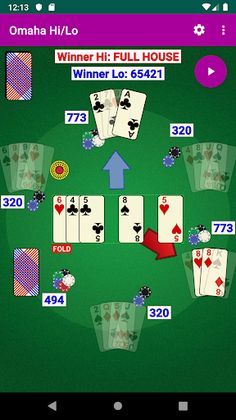 Omaha Hi/Lo Poker - Screenshot 3