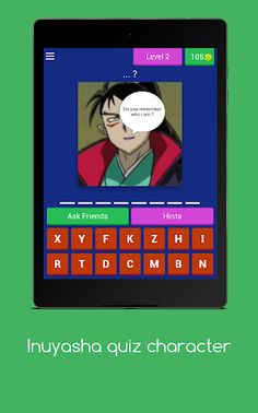 Inuyasha quiz character - Screenshot 3