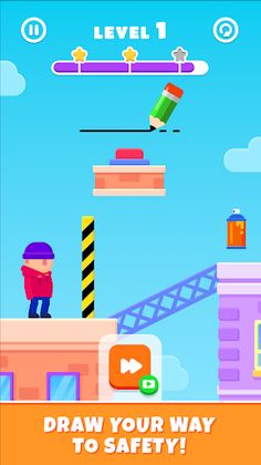 Draw Ways Out — Save the Hero - Screenshot 1