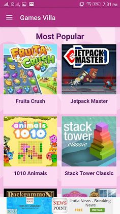 Games Villa - Screenshot 1