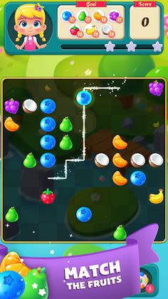 Fruit Lines - Match 5 Color - Screenshot 1