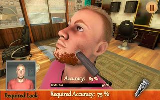 Crazy Barber shop Hair simulat - Screenshot 2