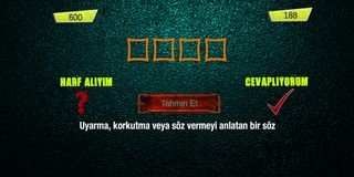 Kelime Oyunu (Harf Alıyım) - Screenshot 2
