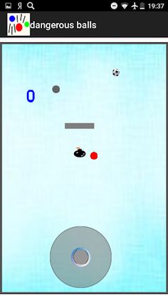 indie game. Dangerous balls - Screenshot 1