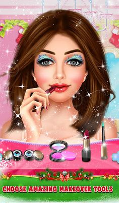 Christmas Fashion Salon Makeup - Screenshot 1