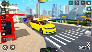 Taxi Cab Car driving school 3d - Screenshot 3