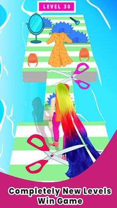 Hair Run challenge Hair Games - Screenshot 3