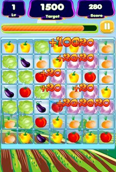 Matching vegetables Frame - Screenshot 3