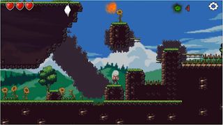 platformer game adventure girl - Screenshot 2