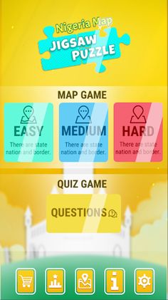 Nigeria Map Jigsaw - Screenshot 1