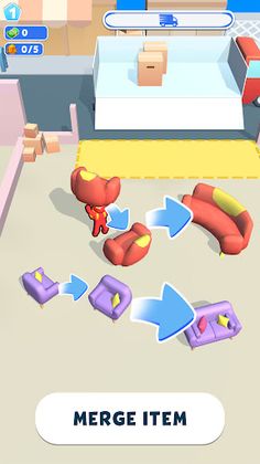 Merge Decor 3D - Screenshot 2