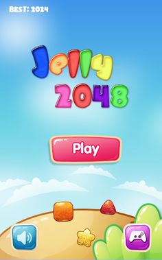 Jelly 2048 - Screenshot 1