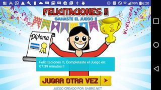 Juego del Mapa de Honduras - Screenshot 3