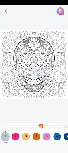 Mandala Paint: Color by Number - Screenshot 2