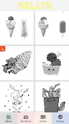 Gelato Pixel Art - Screenshot 2