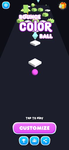 Bounce Color Ball - Screenshot 1