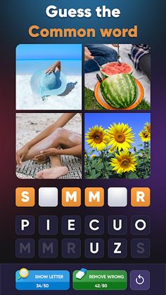 4 Pics Association Word Puzzle - Screenshot 1