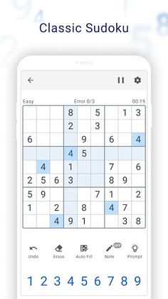 Sudoku-Classic Number puzzle - Screenshot 1