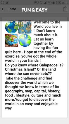 World Discovery Quiz - Screenshot 4