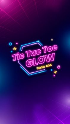 Tic Tac Toe Neon: XO Game - Screenshot 1