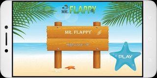 Mr. Flappy - Tap - Tap to Fly  - Screenshot 1
