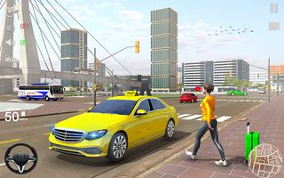 City Car Driving Taxi Games - Screenshot 1
