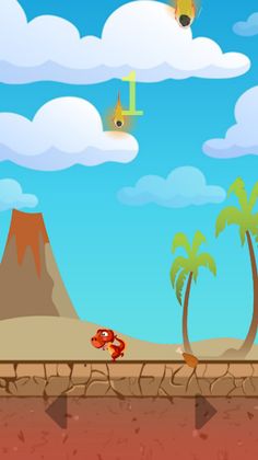 T-Rex VS Meteor - Screenshot 3