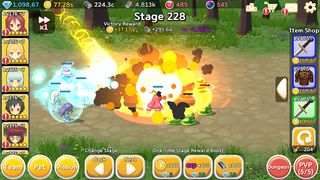 Super Girl Wars: Auto-play RPG - Screenshot 3