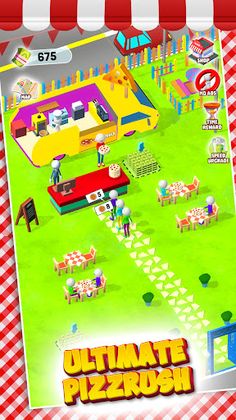 Pizza Cooking Games: Pizzrush - Screenshot 1