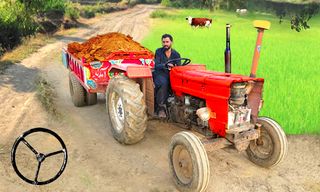 Indian Tractor Trolley Sim Gam - Screenshot 1