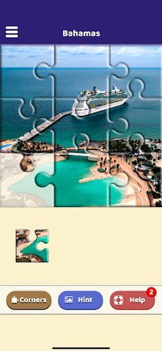 Bahamas Sightseeing Puzzle - Screenshot 2