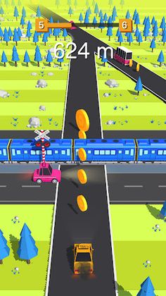 Traffic Car Run 2D : Car games - Screenshot 1
