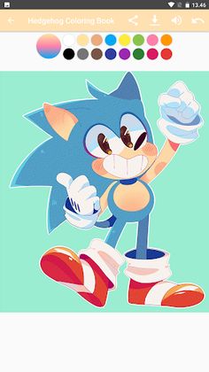 Hedgehog Coloring Book Pages - Screenshot 1