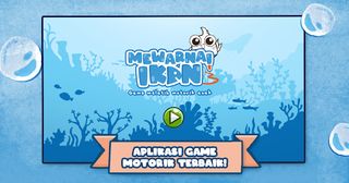 Motorik Anak : Mewarnai Ikan - Screenshot 1