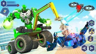 Shark Robot Car Transform Game - Screenshot 2