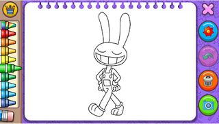 Jax Digital Circus Coloring - Screenshot 2