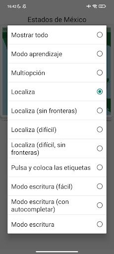 Estados de México Juego Mapa - Screenshot 2