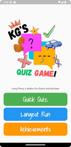KG Quiz Game - Screenshot 1
