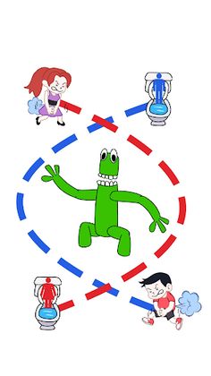 Toilet Rush Run: Draw Puzzle - Screenshot 1