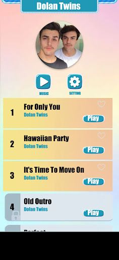 Dolan Twins Music Tiles Game - Screenshot 1