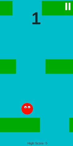 JUMPY BALL—Vertical Flappy Gam - Screenshot 3