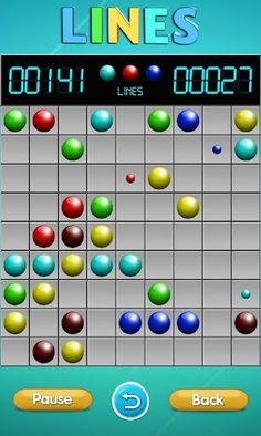 Lines Color Balls - Brain Game - Screenshot 1