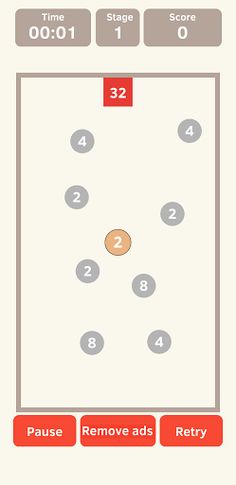 2048 Flick Ball - Screenshot 2