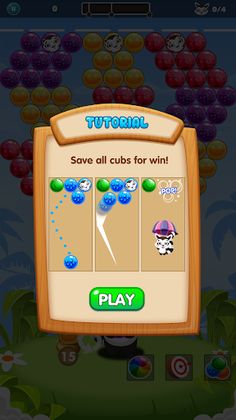 Raccoon Bubble Shooter - Screenshot 3