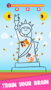 Doge Save - Dog and Bee Puzzle - Screenshot 1