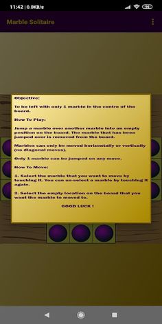 Marble Solitaire - Screenshot 3